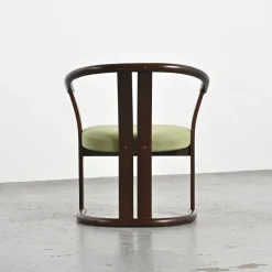 Pamono Set of Beech Armchairs by Isamu Kenmochi, 1960s><noscript><img width=