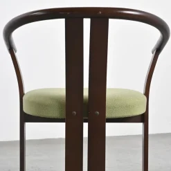 Pamono Set of Beech Armchairs by Isamu Kenmochi, 1960s><noscript><img width=