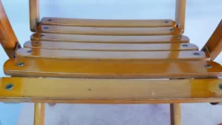 Pamono Set of Beech Wood Garden Armchairs by Sollinger, Germany, 1940><noscript><img width=