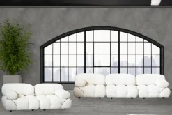 New Pamono Set of Camaleonda Living Room Set in Bouclé Fabric by Mario Bellini for B&b Italia / C&b Italia, 1970s
