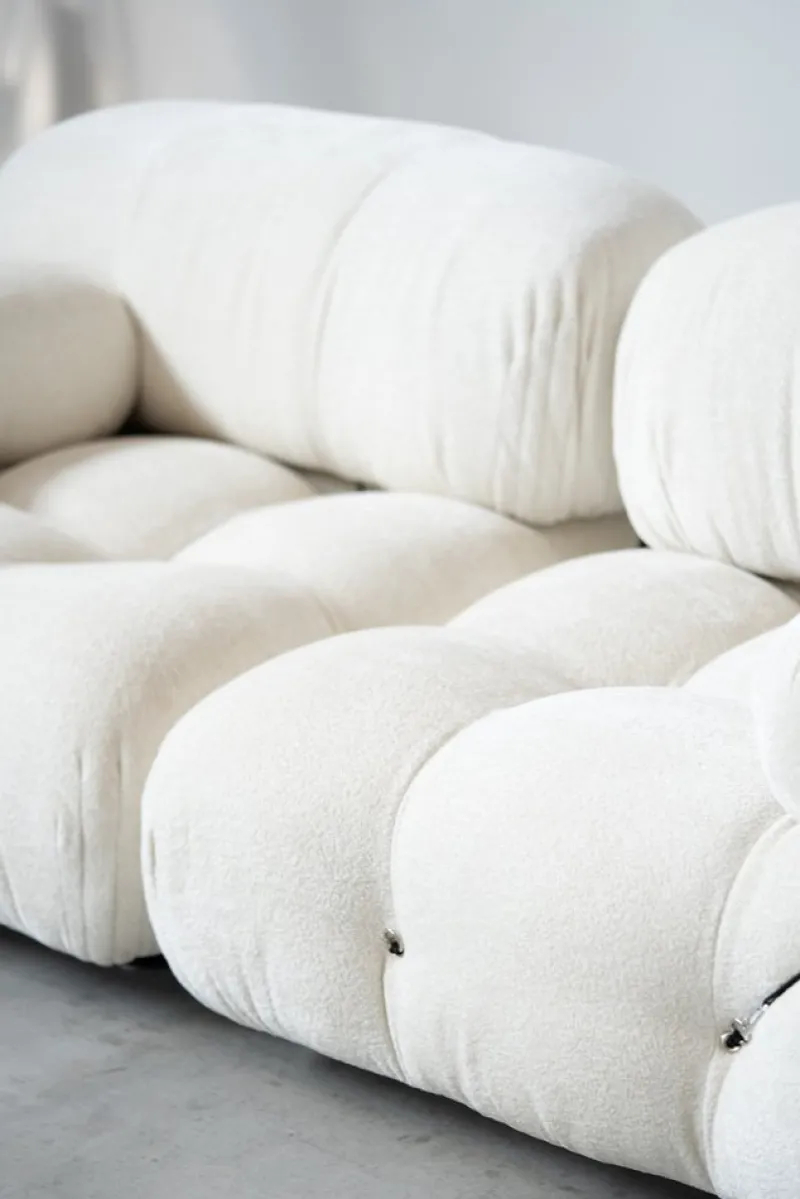 New Pamono Set of Camaleonda Living Room Set in Bouclé Fabric by Mario Bellini for B&b Italia / C&b Italia, 1970s