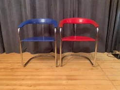 Pamono Set of Canasta Chairs from Arrben, Italy, 1970s-1980s> Office Chairs
