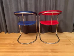 Pamono Set of Canasta Chairs from Arrben, Italy, 1970s-1980s><noscript><img width=