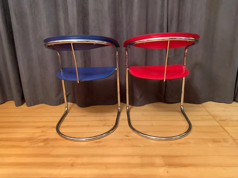 Pamono Set of Canasta Chairs from Arrben, Italy, 1970s-1980s> Office Chairs