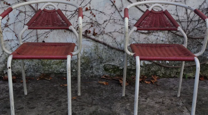 Pamono Set of Chairs, 1950s> Garden Seating