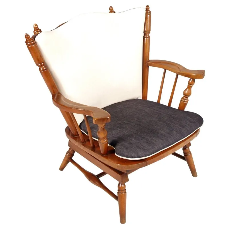 Pamono Set of Chiavari Chestnut Rocking Chairs with Springs, 1930s> Rocking Chairs