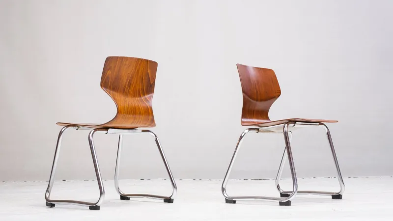 Clearance Pamono Set of Children's Chairs by Adam Stegner for Flötotto, 1970s