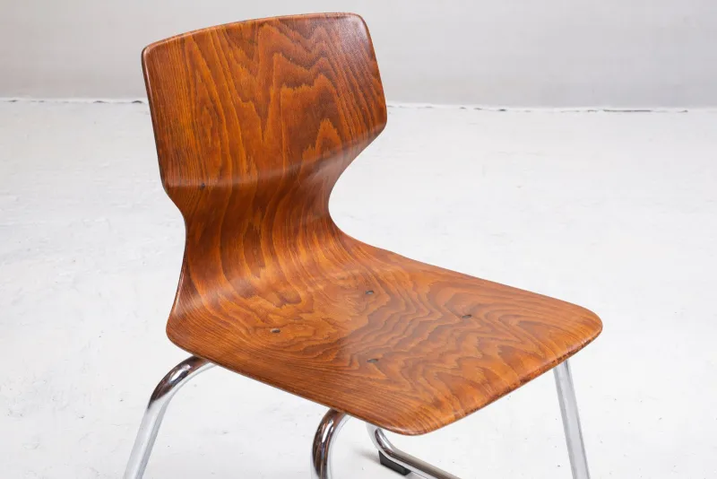 Clearance Pamono Set of Children's Chairs by Adam Stegner for Flötotto, 1970s
