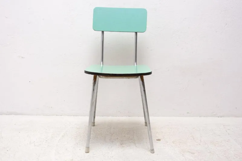 Pamono Set of Czechoslovak Cafe Chairs in Formica, 1960s