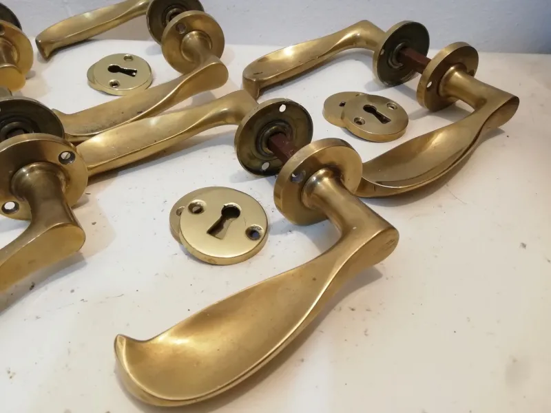 Discount Pamono Set of Door and Window Handles by Atelier Bonomi Torino, Italy, 1950s, Set of 45, Set of 45