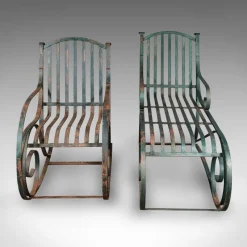 Outlet Pamono Set of English Garden Loungers, 1910s