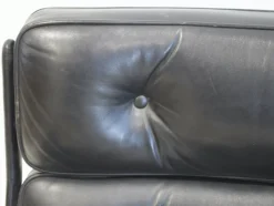 Clearance Pamono Set of Executive Chairs in Black Leather by Charles and Ray Eames, 1960s