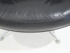 Clearance Pamono Set of Executive Chairs in Black Leather by Charles and Ray Eames, 1960s