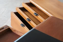 Clearance Pamono Set of Executive Desk and Credenza by Hans von Klier for Skipper, Italy, 1972