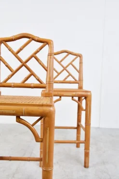 Pamono Set of Faux Bamboo Children Chairs, 1960s><noscript><img width=