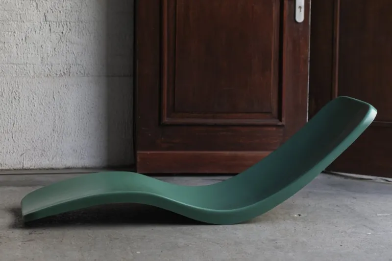 Hot Pamono Set of Fiberglass Sunbeds by Charles Zublena