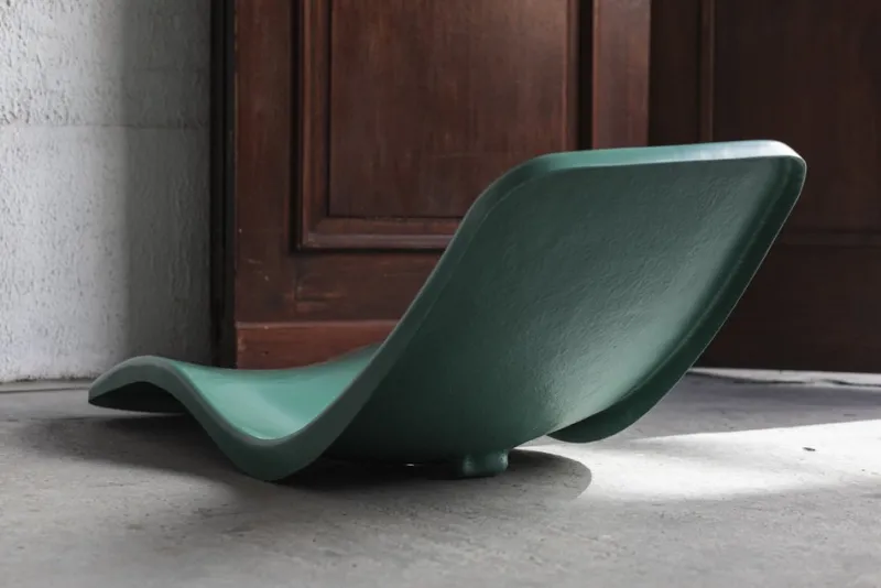 Hot Pamono Set of Fiberglass Sunbeds by Charles Zublena