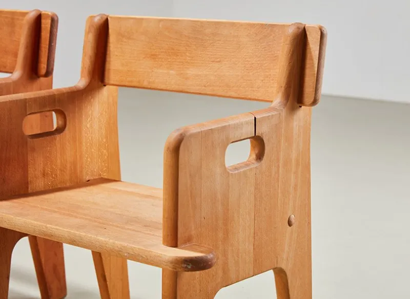 Pamono Set of First Edition Peter's Child Chairs by Hans Wegner for Fredericia, Denmark, 1944> Children's Chairs
