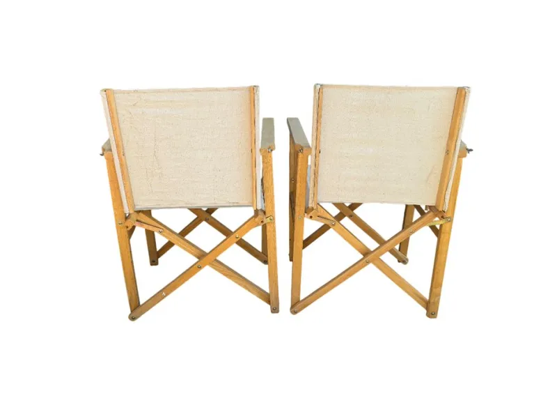 Pamono Set of Folding Directors Chairs> Garden Seating