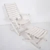 Pamono Set of Garden Lounge Chair with Footstool