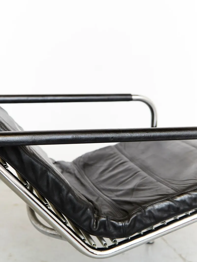 Pamono Set of Genni Chaise Lounge and Ottoman by Gabriele Mucchi for Zanotta, 1970s> Daybeds & Chaises Lounges