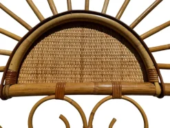 Best Pamono Set of Headboard in Bamboo and Rattan, Handcrafted Côte Dazur, France, 1960s