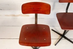 Pamono Set of Industrial School Chairs, 1960s><noscript><img width=