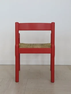 Pamono Set of Italian Chairs Model Carimate Design by Vico Magistretti for Cassina, 1960s><noscript><img width=