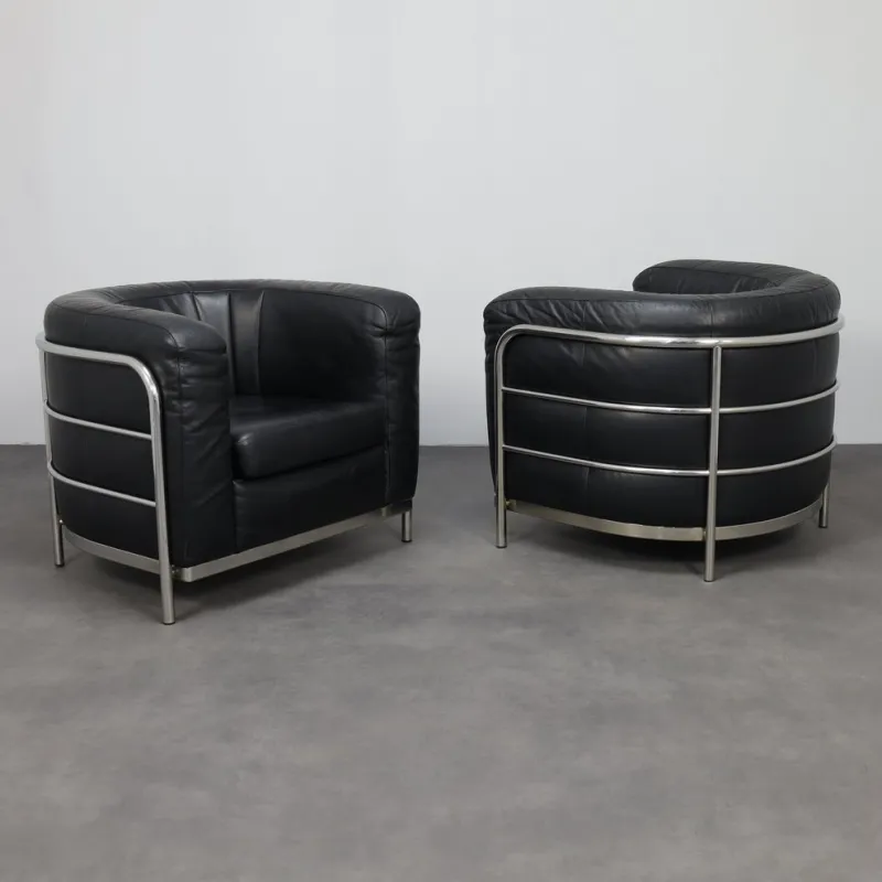 Hot Pamono Set of Italian Onda Lounge Chairs by Zanotta, 1980s
