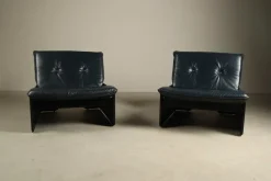 Pamono Set of Jeans Rondo Easy Chairs by Erik Deforce for Hi-Plan, 1970s