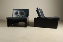 Pamono Set of Jeans Rondo Easy Chairs by Erik Deforce for Hi-Plan, 1970s