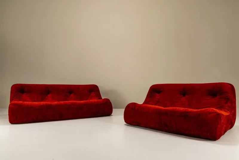 Discount Pamono Set of Kali 3-Seater and 2-Seater Sofa by Michel Ducaroy for Ligne Roset, France, 1970s
