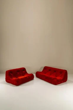 Discount Pamono Set of Kali 3-Seater and 2-Seater Sofa by Michel Ducaroy for Ligne Roset, France, 1970s