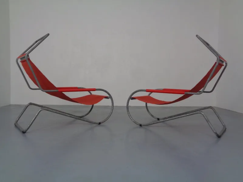 Online Pamono Set of Lido Sun Lounger by Battista & Gino Giudici for Wohnbedarf, 1999