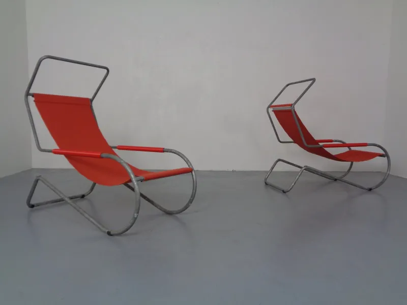 Online Pamono Set of Lido Sun Lounger by Battista & Gino Giudici for Wohnbedarf, 1999