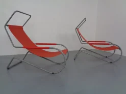 Online Pamono Set of Lido Sun Lounger by Battista & Gino Giudici for Wohnbedarf, 1999
