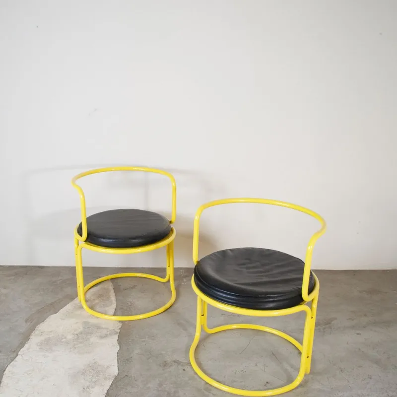 Pamono Set of Locus Solar Series Lounge Chairs by Gae Aulenti for Poltronova, Late 1960s> Garden Seating