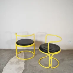 Pamono Set of Locus Solar Series Lounge Chairs by Gae Aulenti for Poltronova, Late 1960s><noscript><img width=