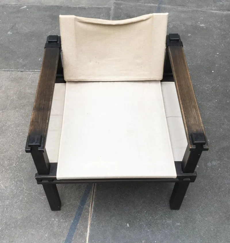 New Pamono Set of Mid-Century Farmer Series Chair & Table Set by Gerd Lange for Bofinger, 1960s