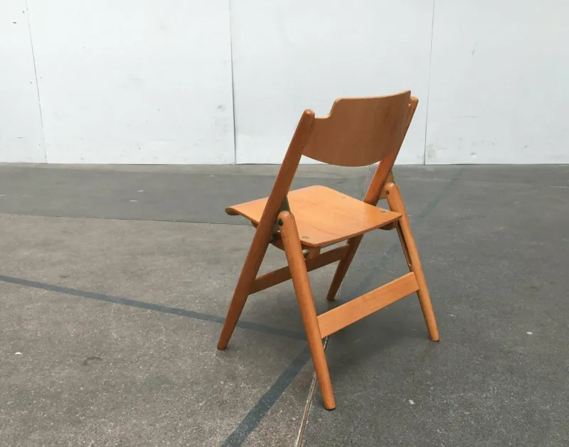 Hot Pamono Set of Mid-Century German SE 18 Children Folding Chairs by Egon Eiermann for Wilde+spieth, 1950s