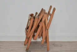 Pamono Set of Mid-Century Italian Childrens Folding Chairs from Fratelli Reguitti><noscript><img width=