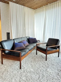 Online Pamono Set of Mid-Century Sofa Set, Gervan, Belgium, 1960s