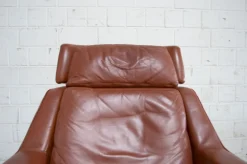 Pamono Set of Model 802 Lounge Chair and Ottoman by Werner Langenfeld for ESA, 1970s><noscript><img width=