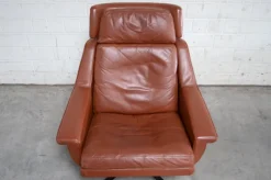 Pamono Set of Model 802 Lounge Chair and Ottoman by Werner Langenfeld for ESA, 1970s><noscript><img width=