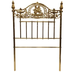 Pamono Set of Napoleon III Style Bed Headboards in Gilt Bronze, France, 1890s> Beds & Bedroom Sets