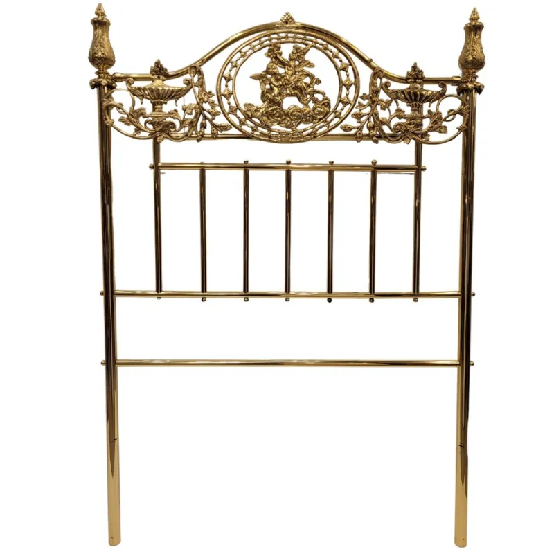 Pamono Set of Napoleon III Style Bed Headboards in Gilt Bronze, France, 1890s> Beds & Bedroom Sets