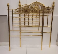 Pamono Set of Napoleon III Style Bed Headboards in Gilt Bronze, France, 1890s><noscript><img width=