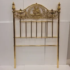 Pamono Set of Napoleon III Style Bed Headboards in Gilt Bronze, France, 1890s><noscript><img width=