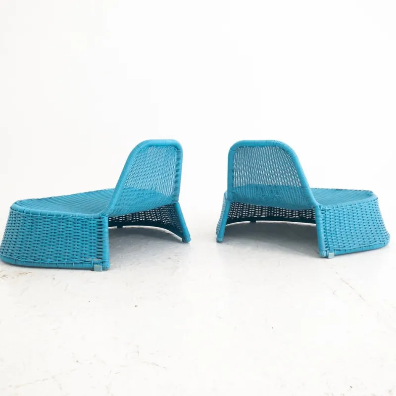 Pamono Set of Outdoor Armchairs in Synthetic Wicker from Ikea, 2007> Garden Seating