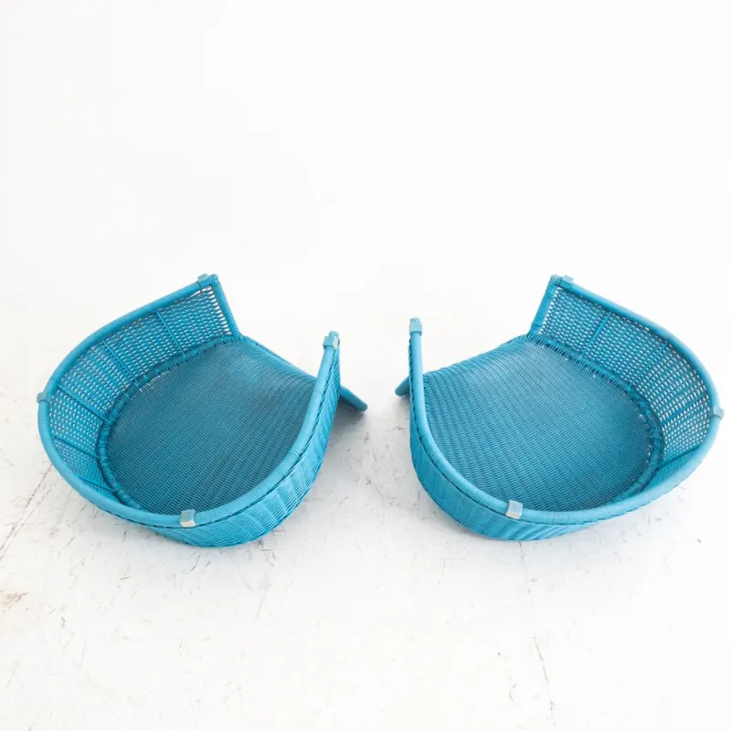 Pamono Set of Outdoor Armchairs in Synthetic Wicker from Ikea, 2007> Garden Seating